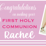 Girls Frist Holy Communion Sign - MW Design, Print & Signs